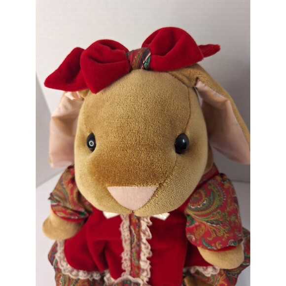 EUC Vintage 1985 Velveteen Rabbit Plush 13" Bunny Rabbit Floppy Ears Toys R Us - Picture 6 of 11